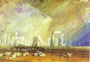 J.M.W. Turner Stonehenge. oil